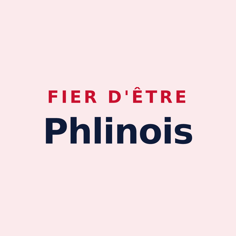 Magnet « Fier d'être Phlinois » — design pour Phlin