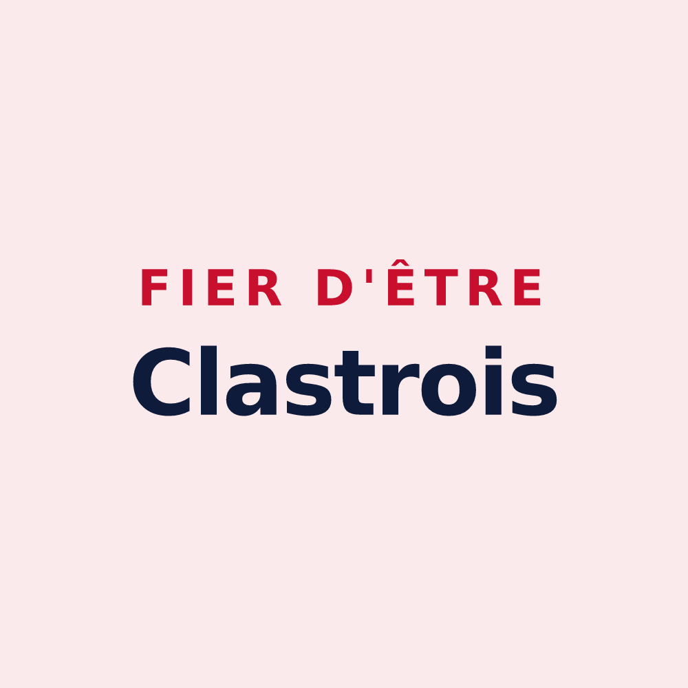 Magnet « Fier d'être Clastrois » — design pour Piégros-la-Clastre