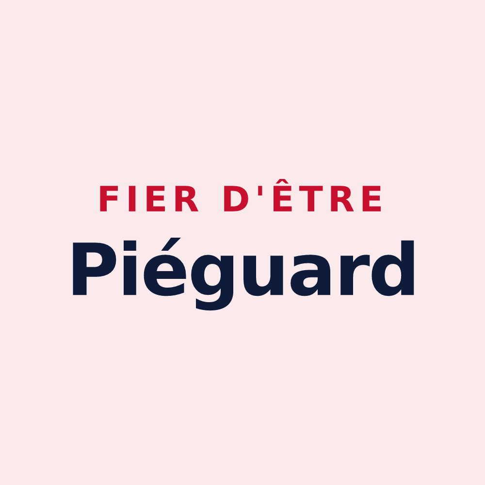 Magnet « Fier d'être Piéguard » — design pour Piégut