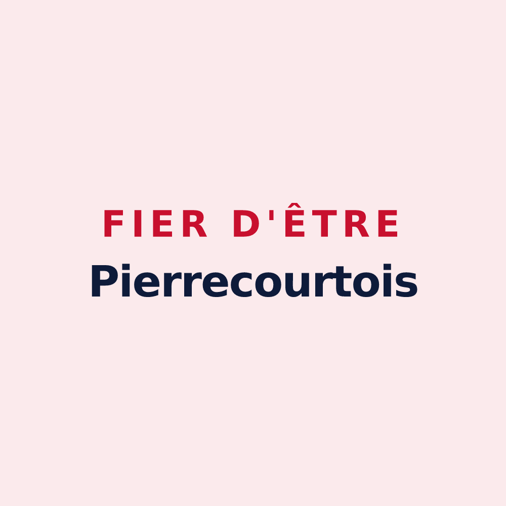 Magnet « Fier d'être Pierrecourtois » — design pour Pierrecourt