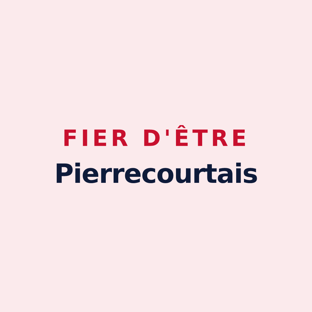 Magnet « Fier d'être Pierrecourtais » — design pour Pierrecourt
