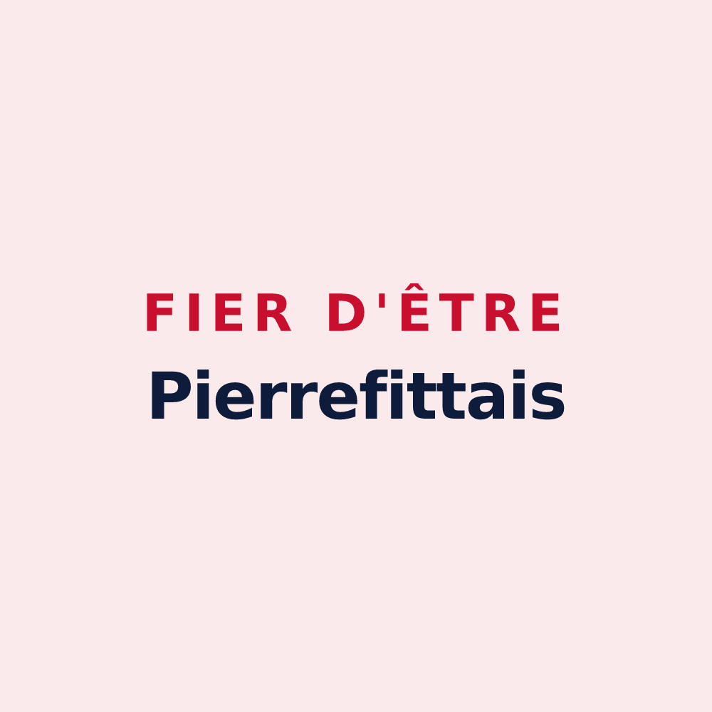 Magnet « Fier d'être Pierrefittais » — design pour Pierrefitte-en-Auge
