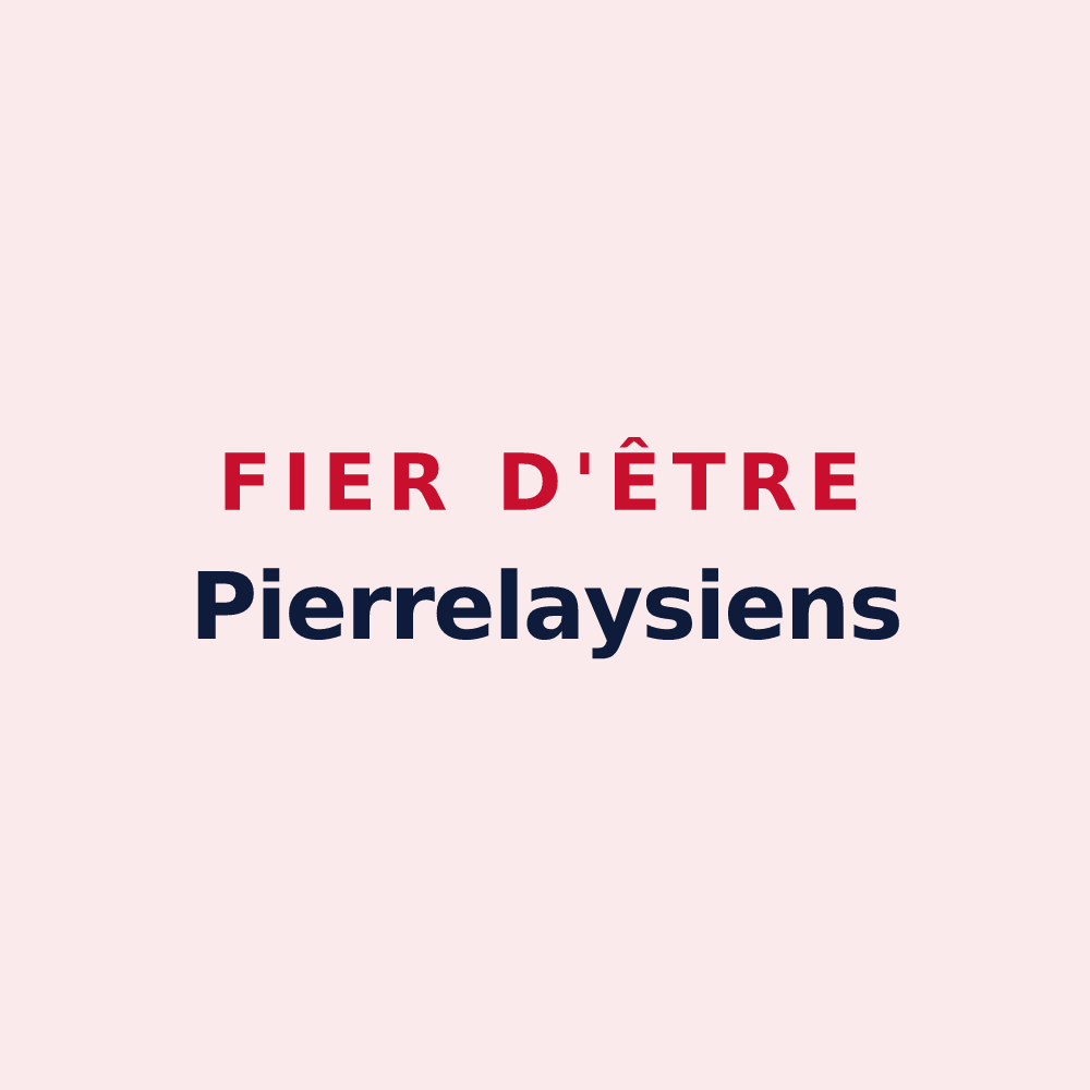 Magnet « Fier d'être Pierrelaysiens » — design pour Pierrelaye