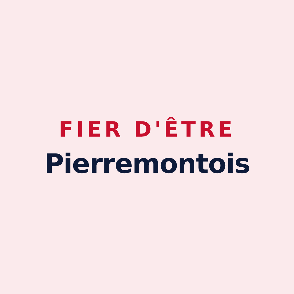 Magnet « Fier d'être Pierremontois » — design pour Pierremont