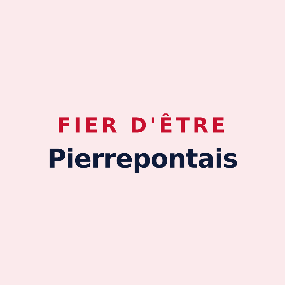 Magnet « Fier d'être Pierrepontais » — design pour Pierrepont