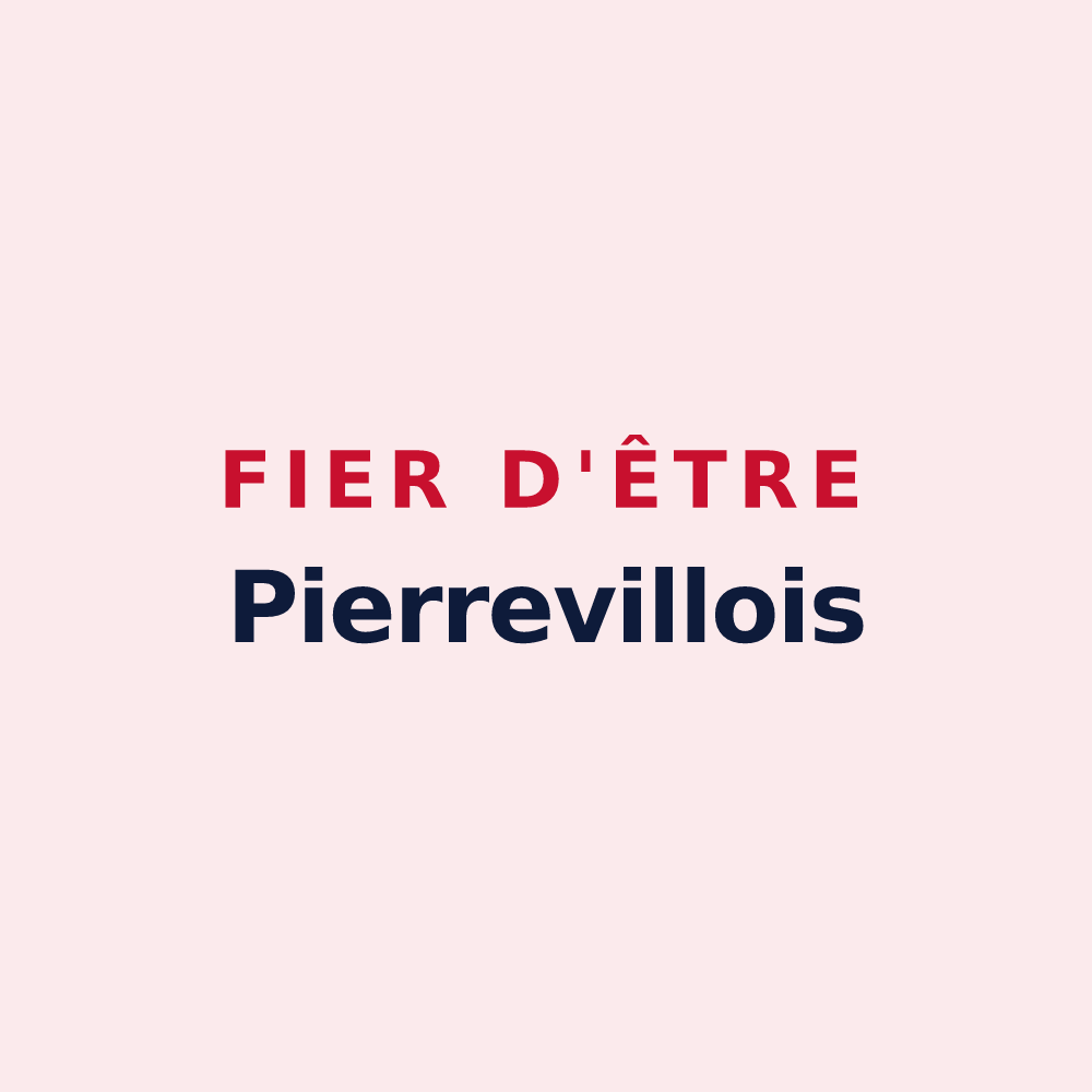 Magnet « Fier d'être Pierrevillois » — design pour Pierrevillers
