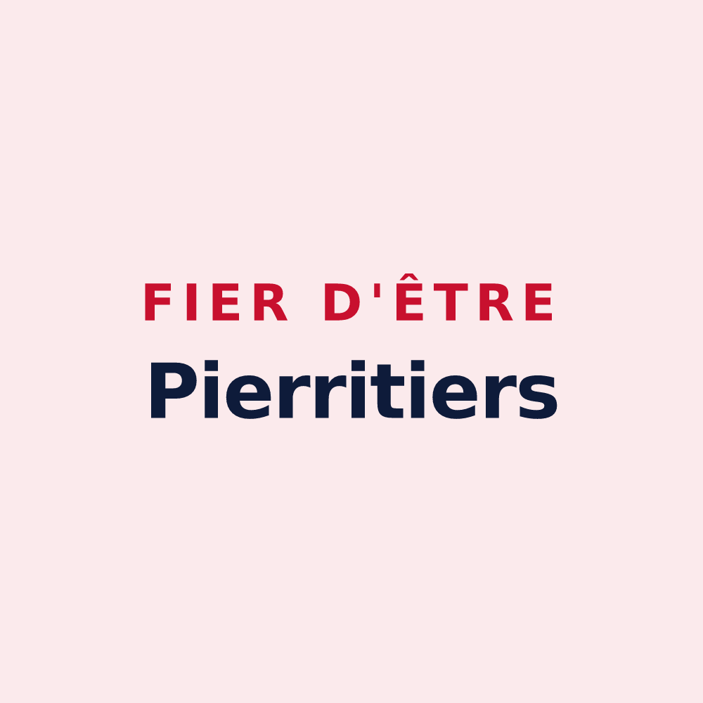 Magnet « Fier d'être Pierritiers » — design pour Pierry