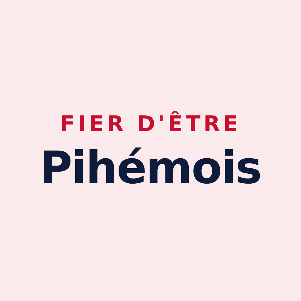 Magnet « Fier d'être Pihémois » — design pour Pihem