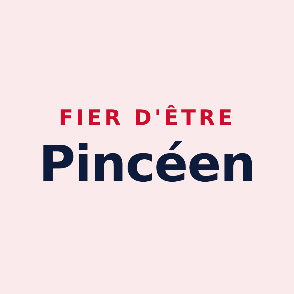 Magnet « Fier d'être Pincéen » — design pour Pincé