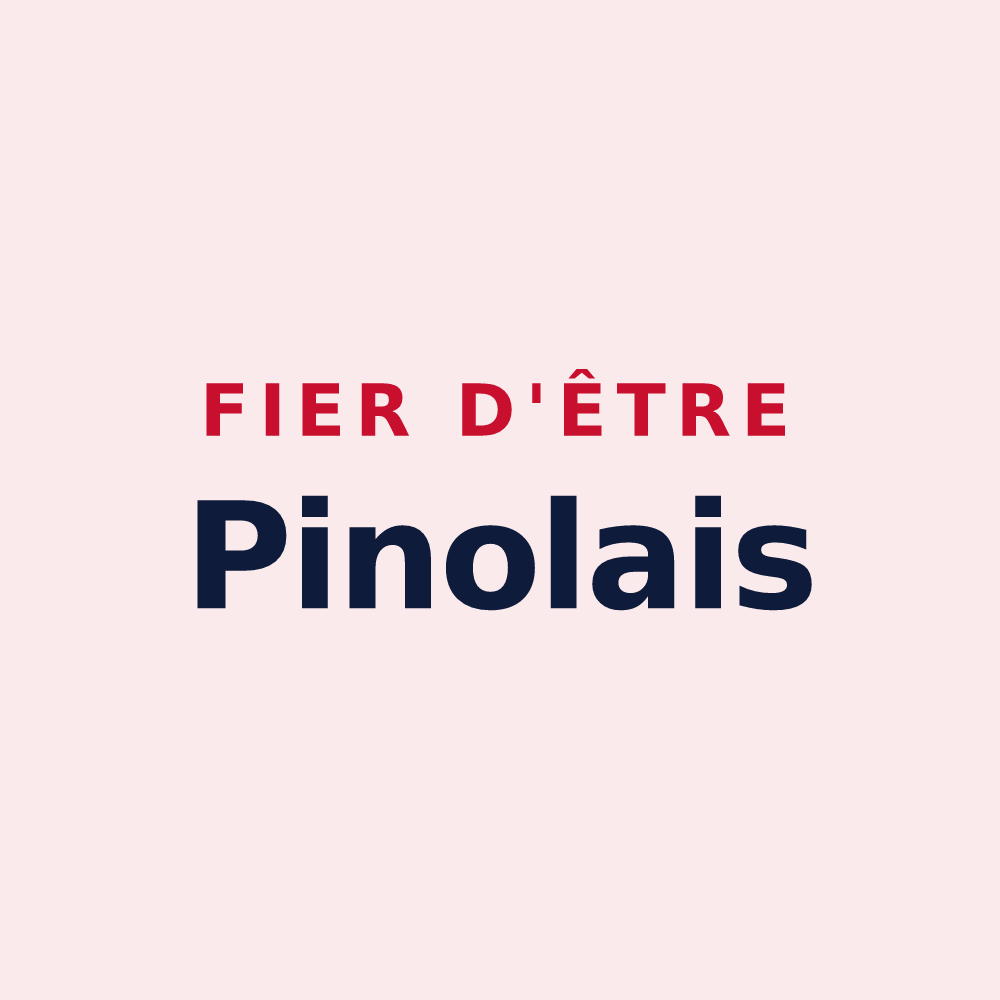 Magnet « Fier d'être Pinolais » — design pour Pinols