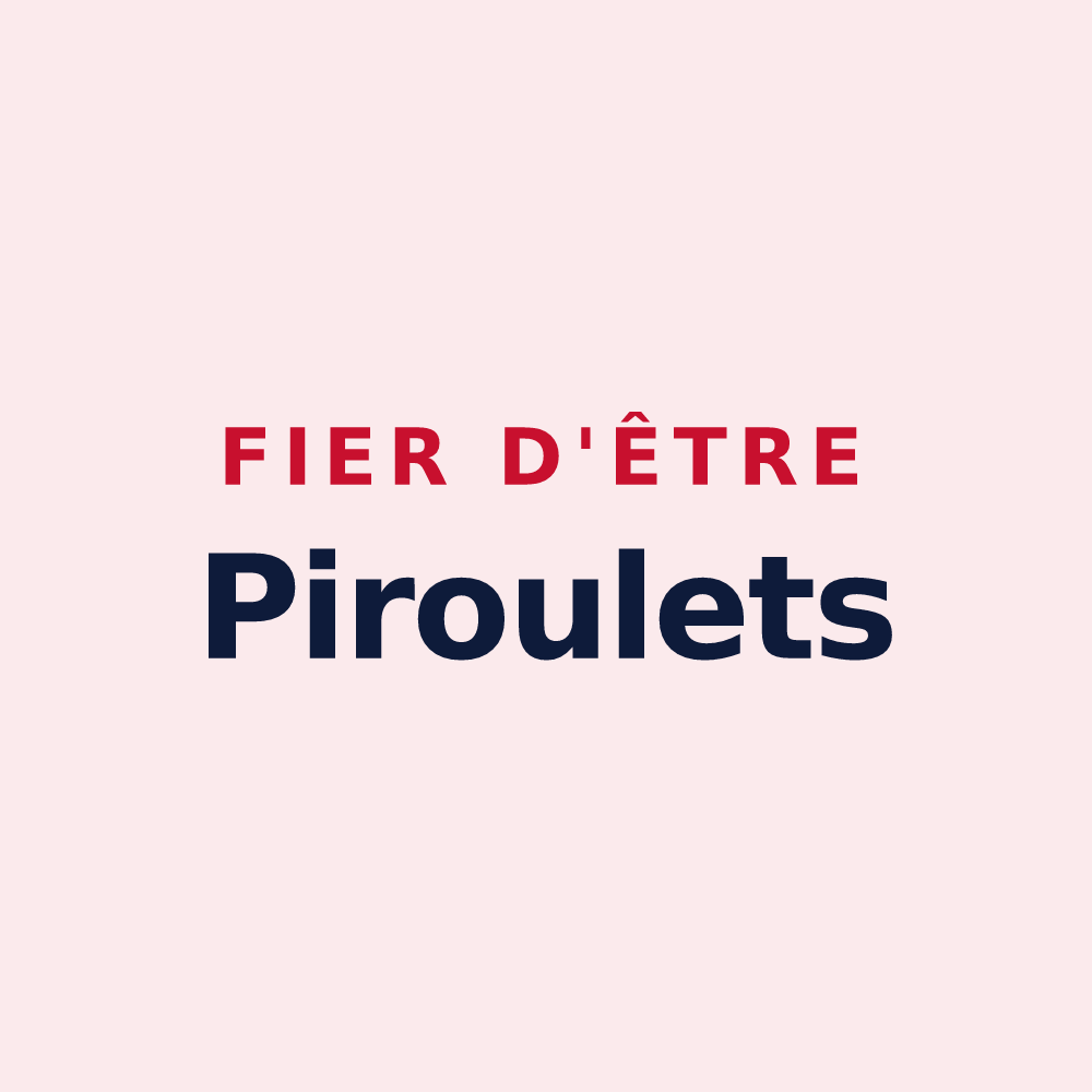 Magnet « Fier d'être Piroulets » — design pour Pirey