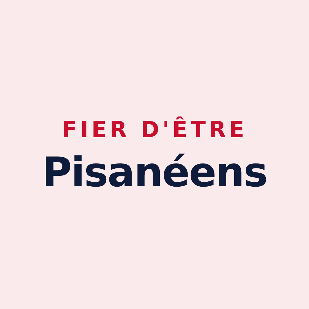Magnet « Fier d'être Pisanéens » — design pour Pisany