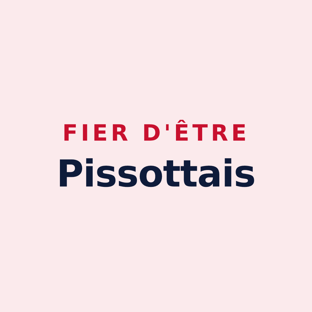 Magnet « Fier d'être Pissottais » — design pour Pissotte