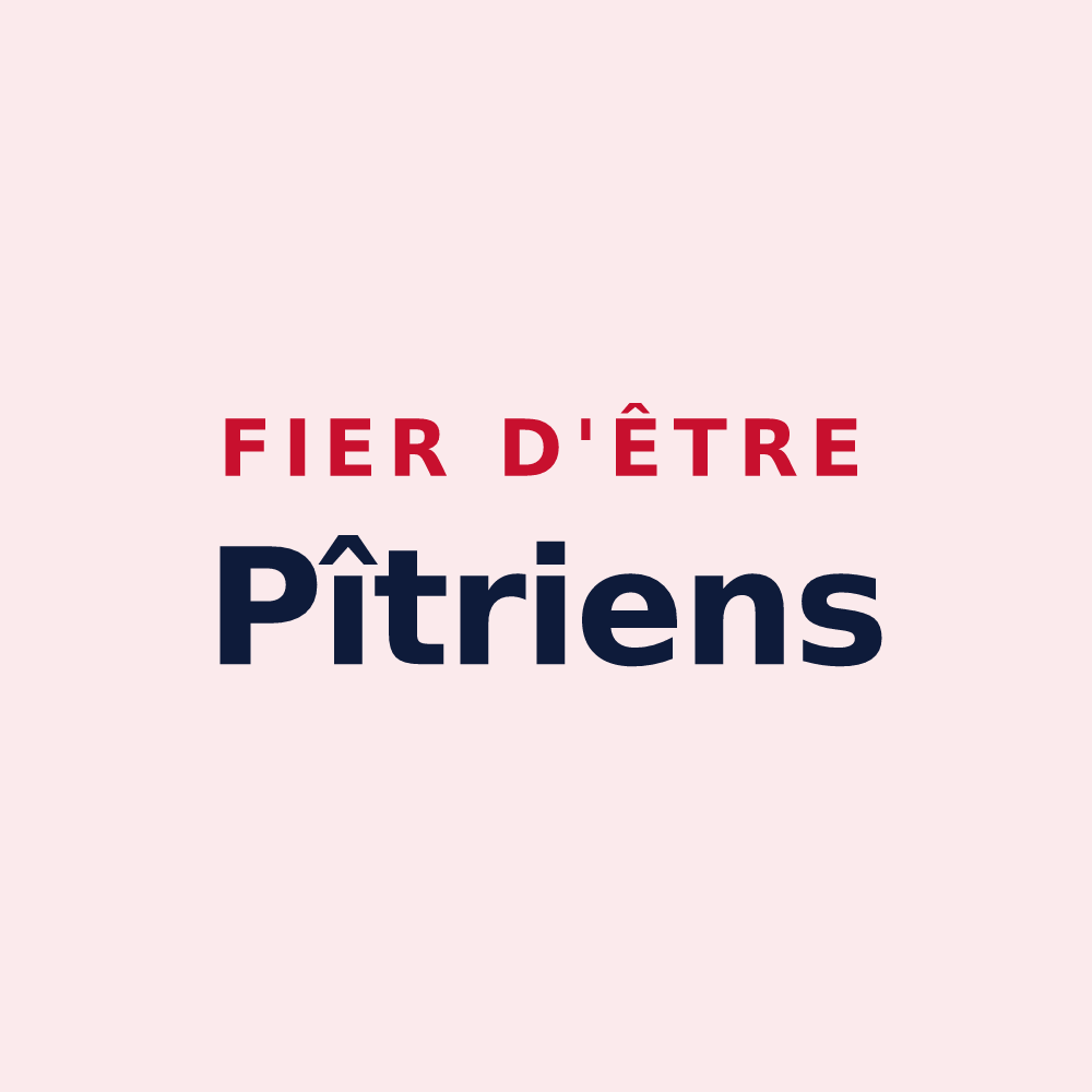 Magnet « Fier d'être Pîtriens » — design pour Pîtres