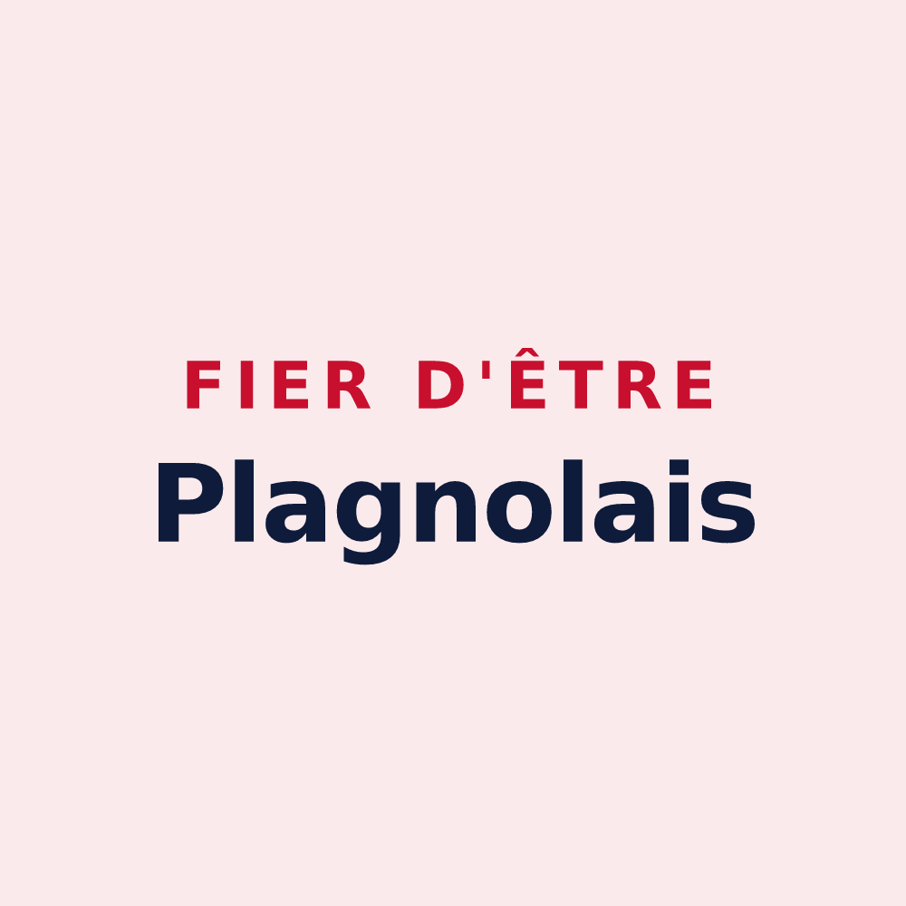 Magnet « Fier d'être Plagnolais » — design pour Plagnole
