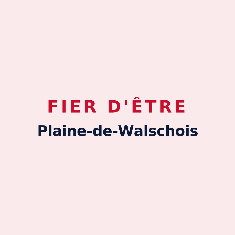 Magnet « Fier d'être Plaine-de-Walschois » — design pour Plaine-de-Walsch