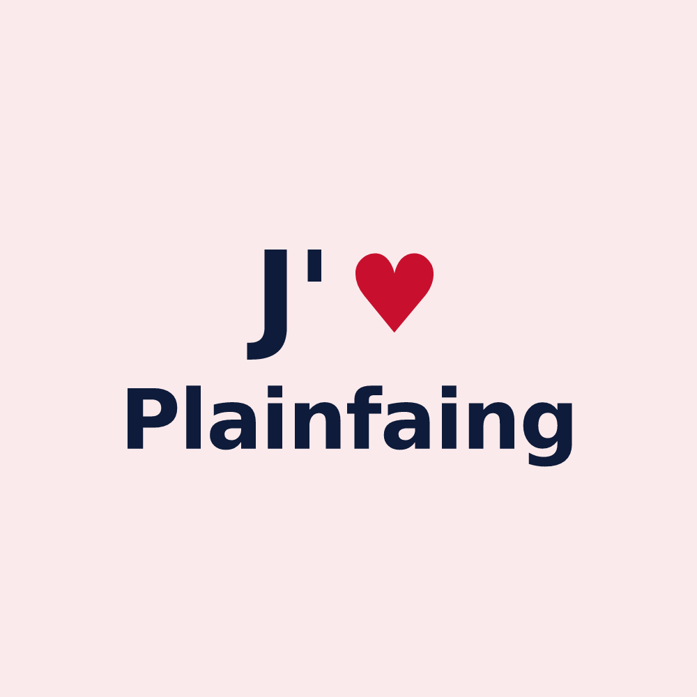 Magnet personnalisé Plainfaing — design J'aime Plainfaing