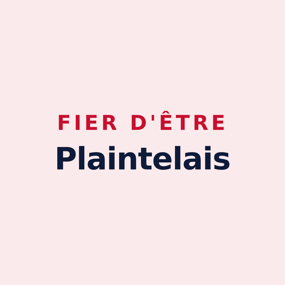 Magnet « Fier d'être Plaintelais » — design pour Plaintel