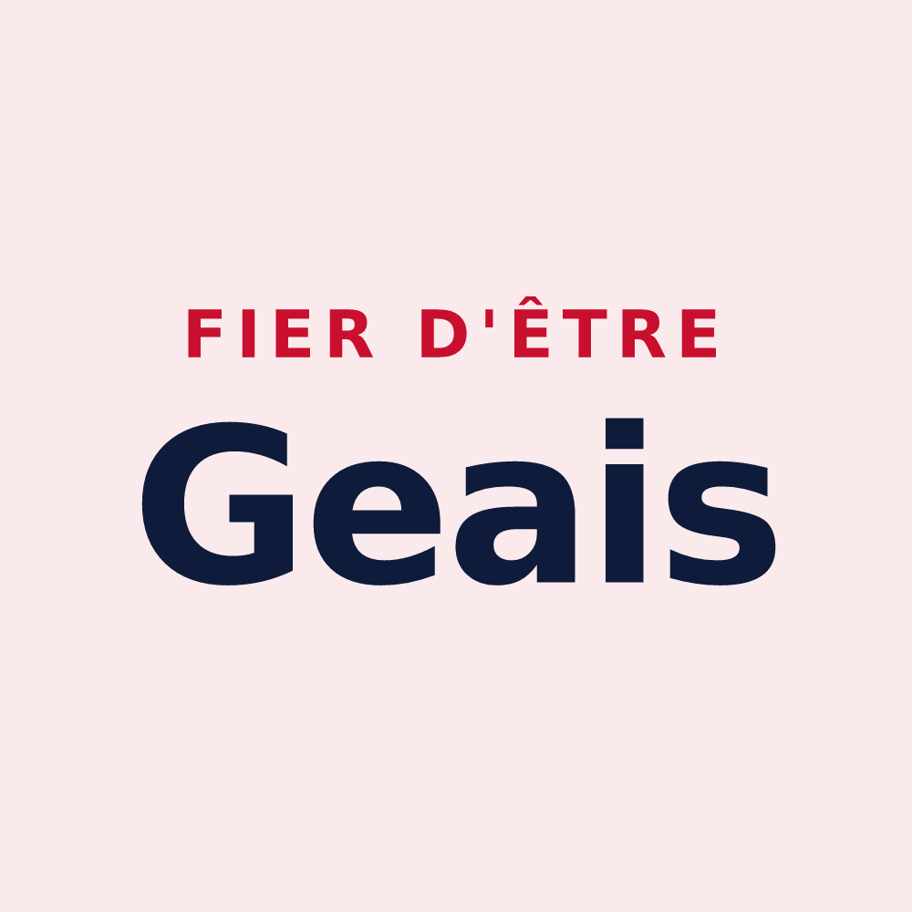 Magnet « Fier d'être Geais » — design pour Plaisia