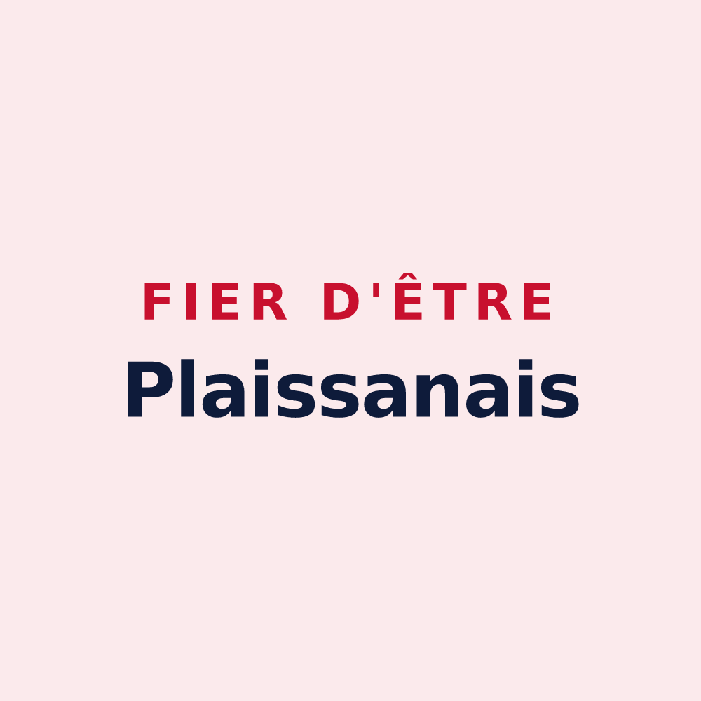 Magnet « Fier d'être Plaissanais » — design pour Plaissan