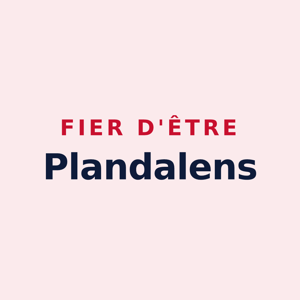 Magnet « Fier d'être Plandalens » — design pour Plan-d'Aups-Sainte-Baume