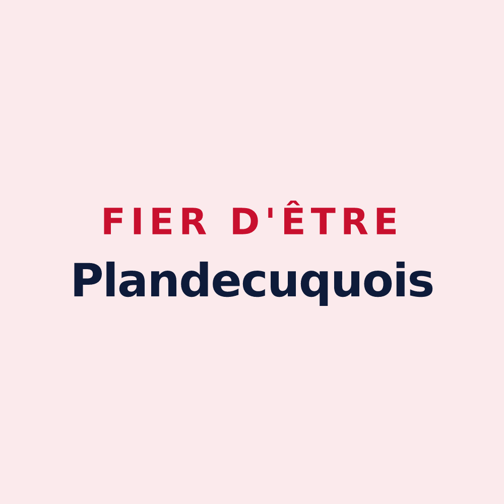 Magnet « Fier d'être Plandecuquois » — design pour Plan-de-Cuques
