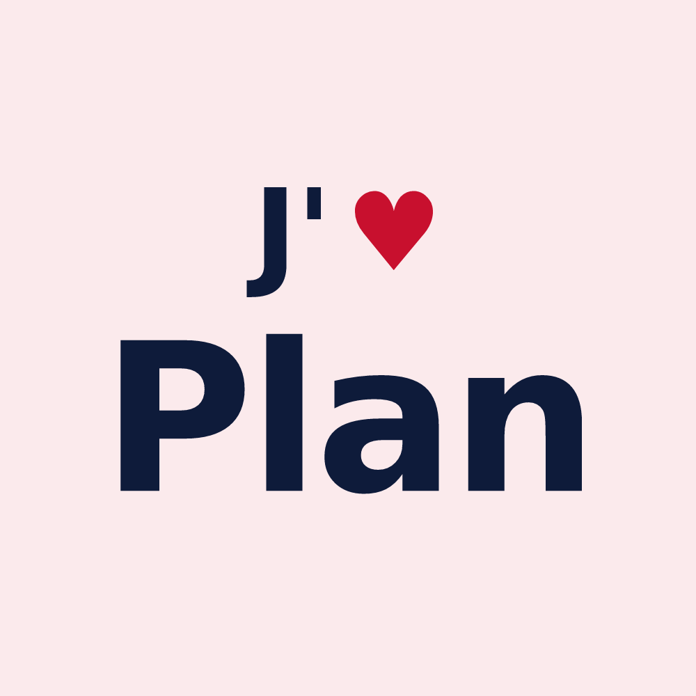 Magnet personnalisé Plan — design J'aime Plan