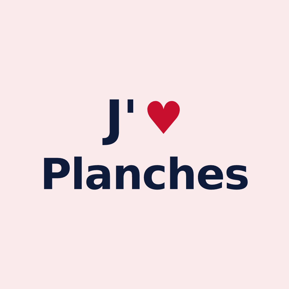 Magnet personnalisé Planches — design J'aime Planches