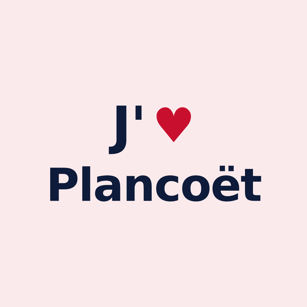 Magnet personnalisé Plancoët — design J'aime Plancoët
