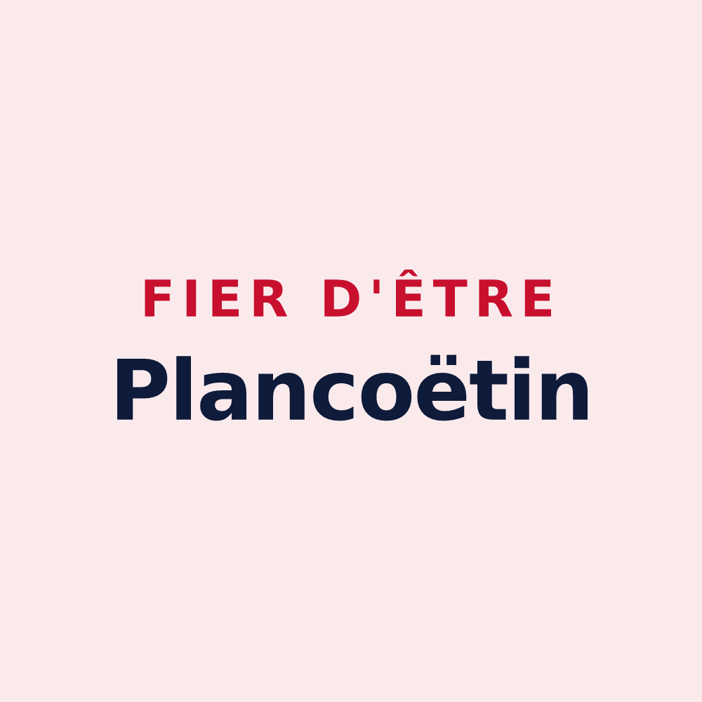 Magnet « Fier d'être Plancoëtin » — design pour Plancoët