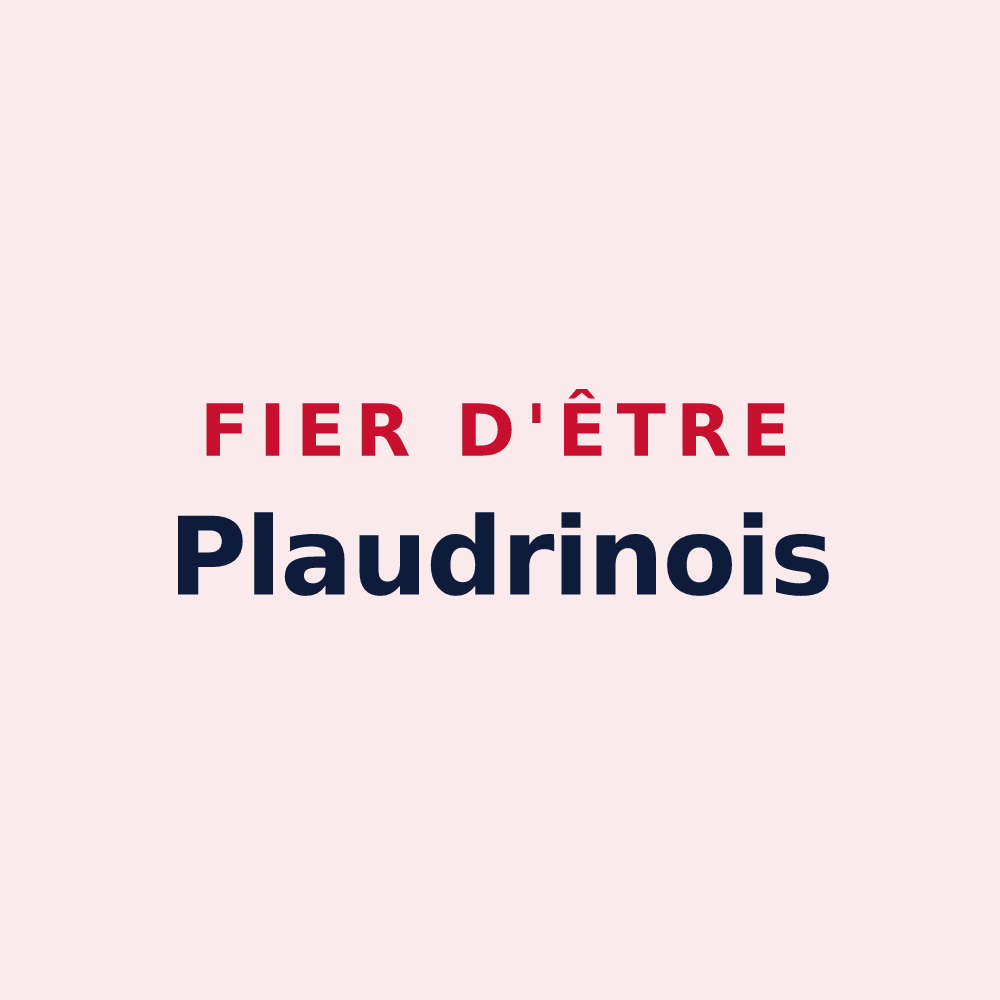 Magnet « Fier d'être Plaudrinois » — design pour Plaudren