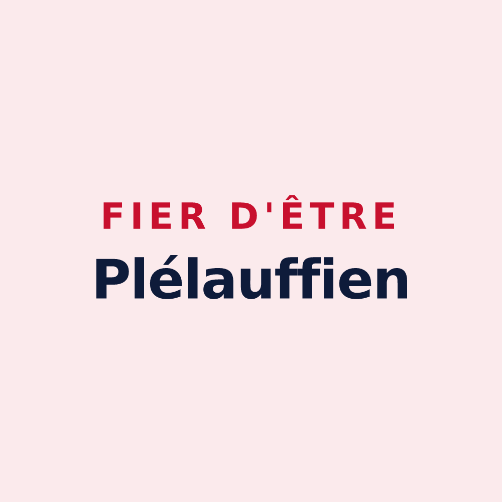 Magnet « Fier d'être Plélauffien » — design pour Plélauff