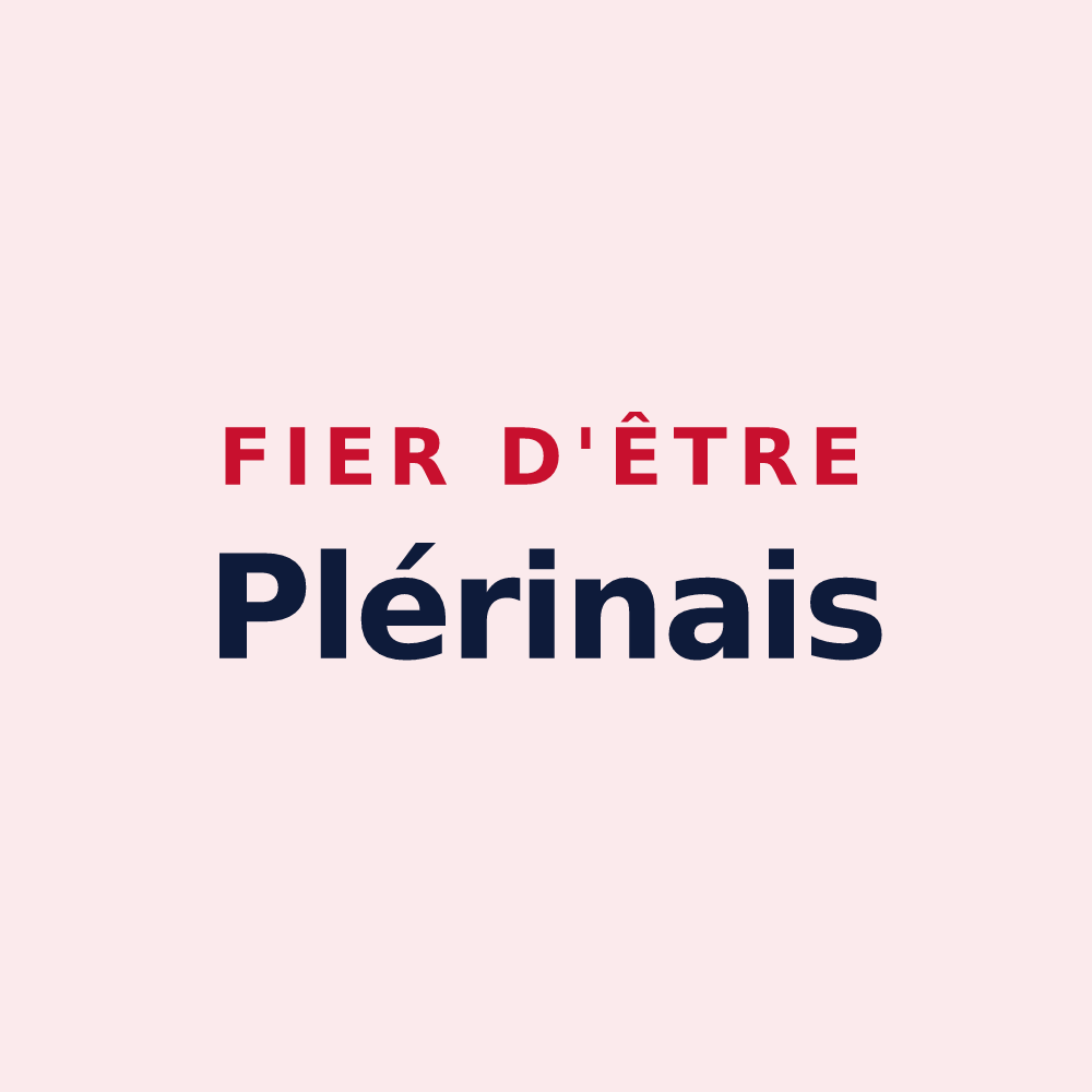 Magnet « Fier d'être Plérinais » — design pour Plérin