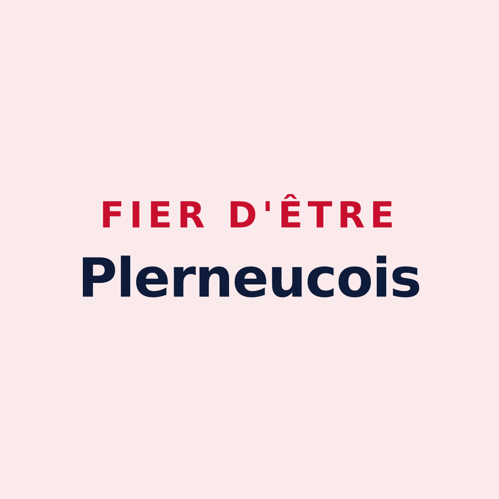 Magnet « Fier d'être Plerneucois » — design pour Plerneuf