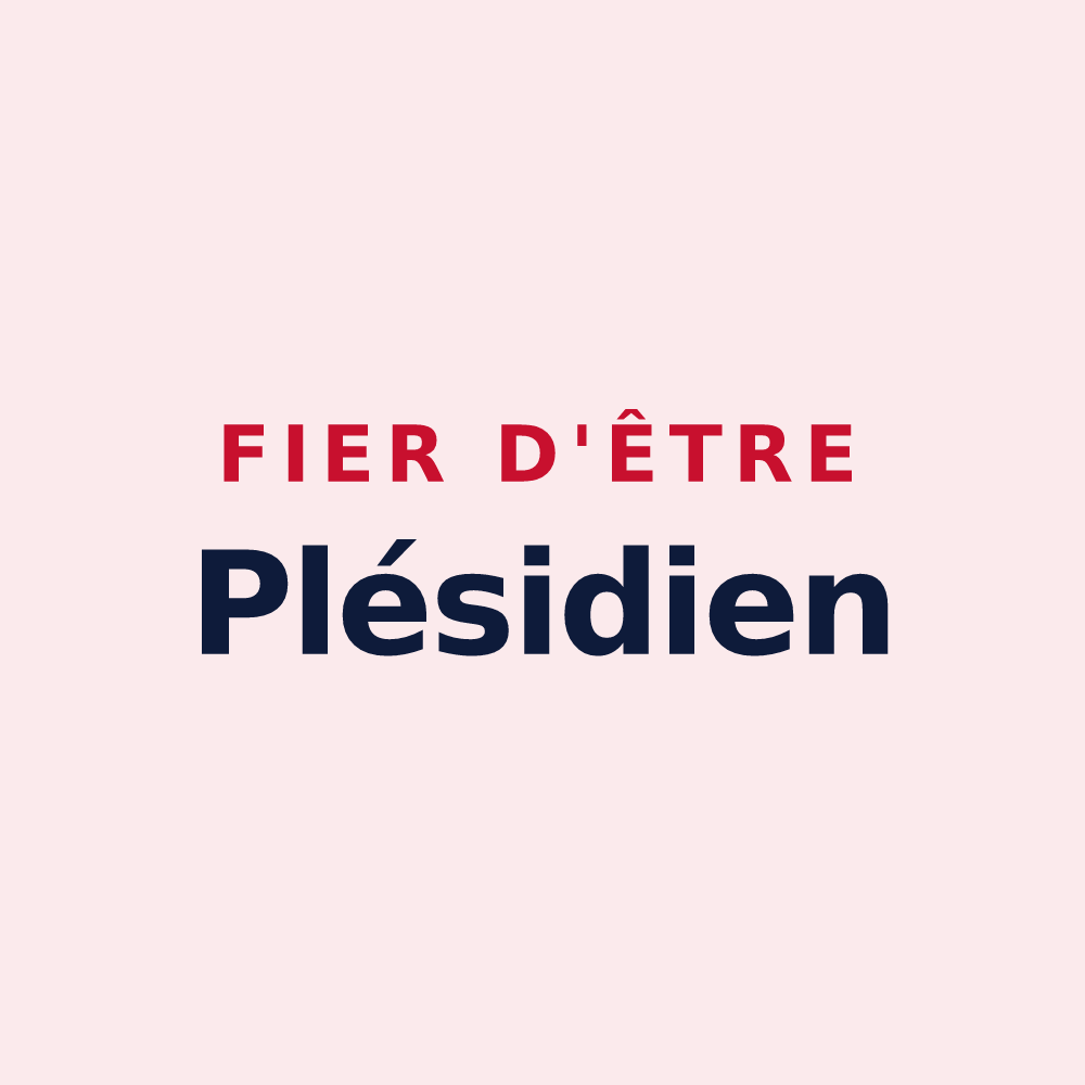 Magnet « Fier d'être Plésidien » — design pour Plésidy