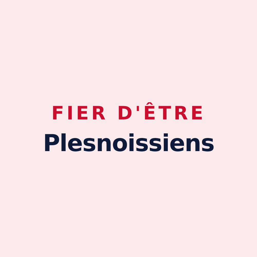 Magnet « Fier d'être Plesnoissiens » — design pour Plesnois