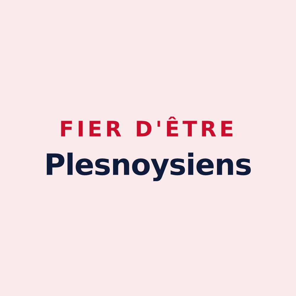 Magnet « Fier d'être Plesnoysiens » — design pour Plesnoy
