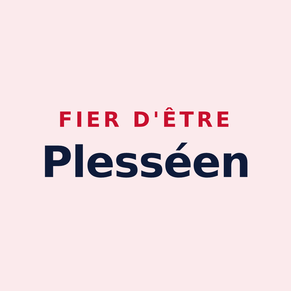 Magnet « Fier d'être Plesséen » — design pour Plessé