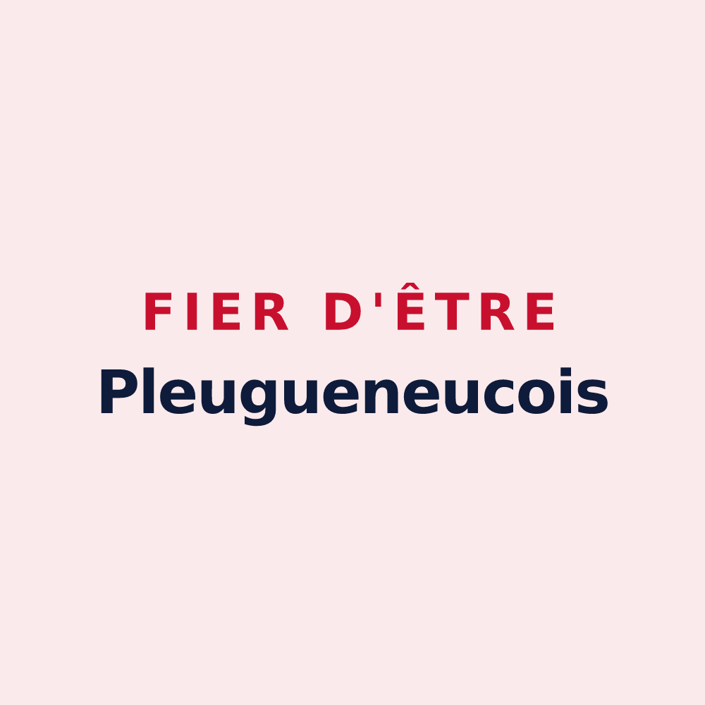 Magnet « Fier d'être Pleugueneucois » — design pour Pleugueneuc