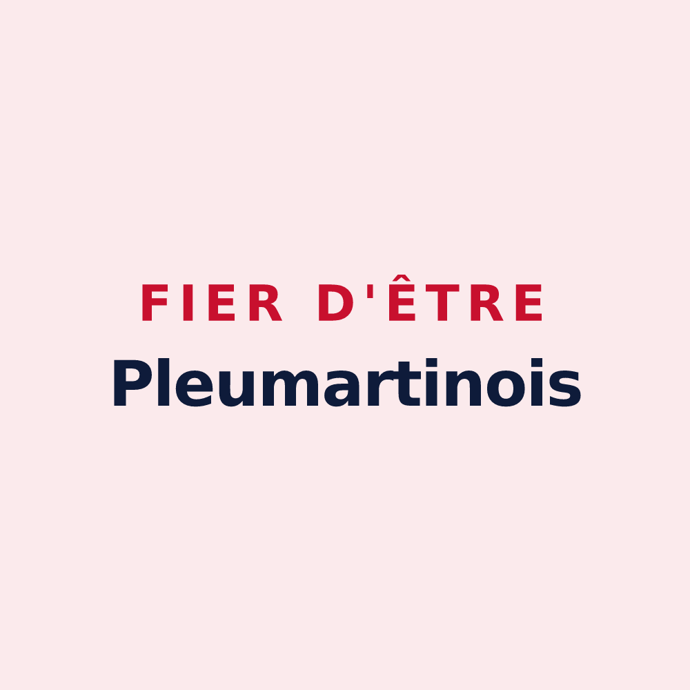 Magnet « Fier d'être Pleumartinois » — design pour Pleumartin