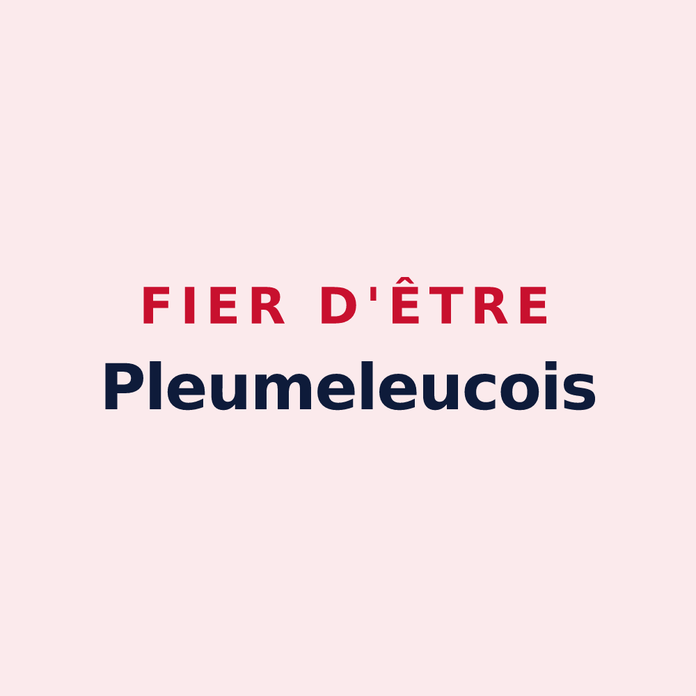 Magnet « Fier d'être Pleumeleucois » — design pour Pleumeleuc