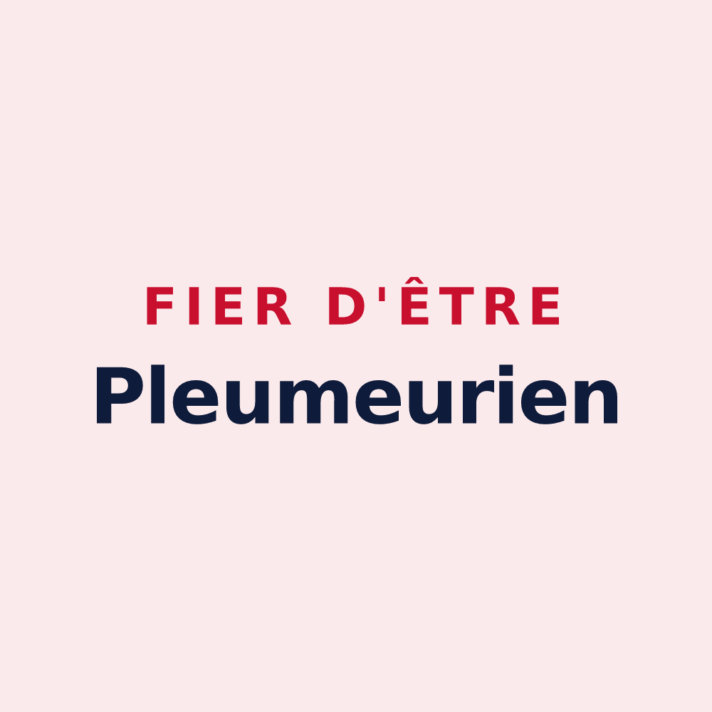 Magnet « Fier d'être Pleumeurien » — design pour Pleumeur-Gautier
