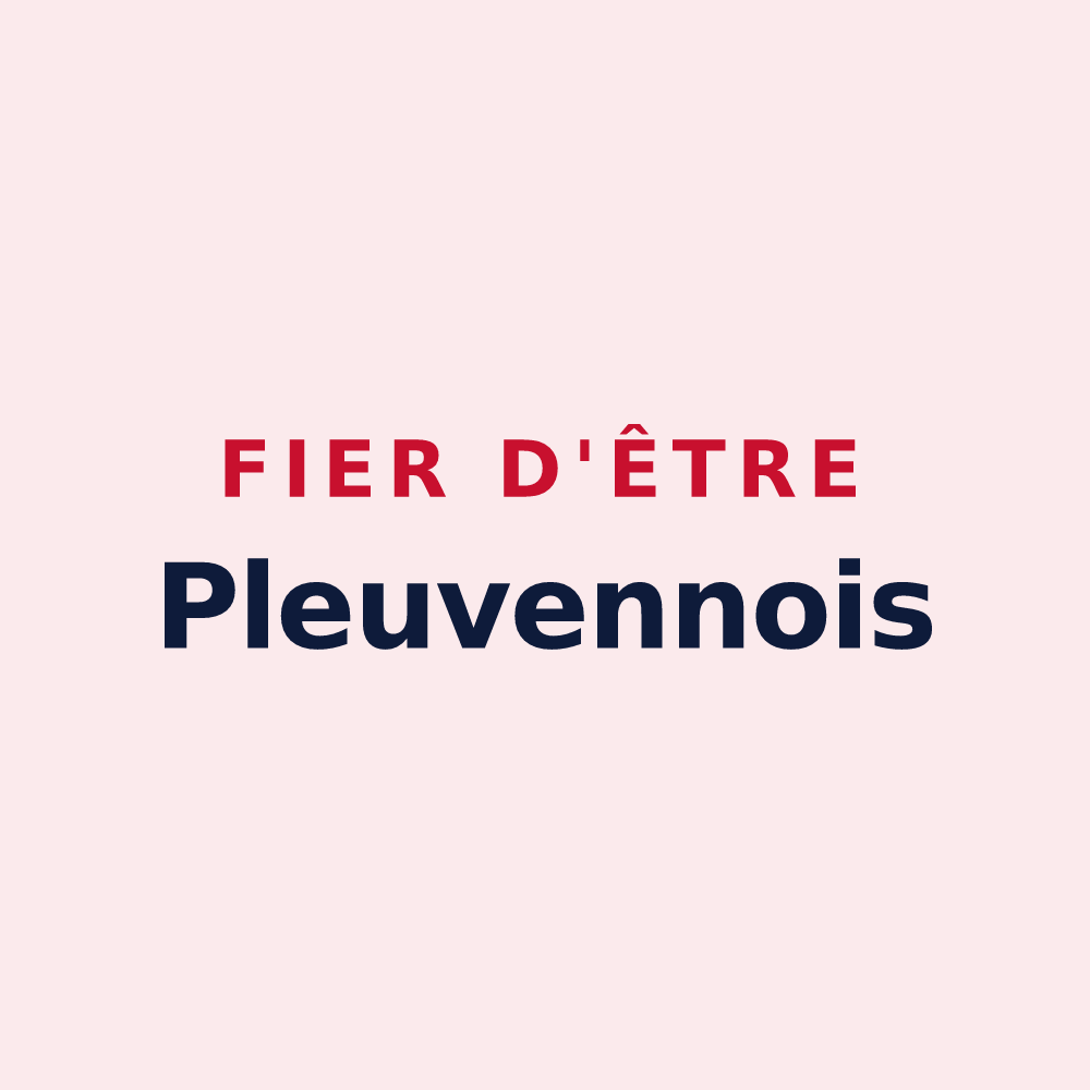 Magnet « Fier d'être Pleuvennois » — design pour Pleuven