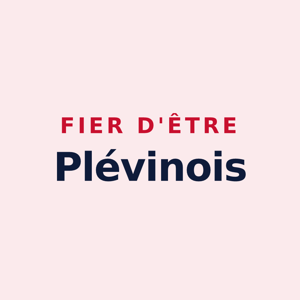 Magnet « Fier d'être Plévinois » — design pour Plévin