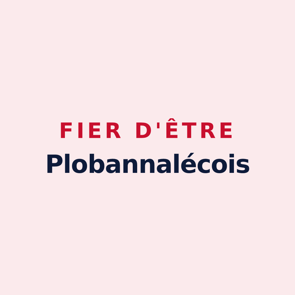 Magnet « Fier d'être Plobannalécois » — design pour Plobannalec-Lesconil