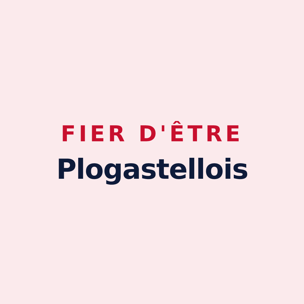 Magnet « Fier d'être Plogastellois » — design pour Plogastel-Saint-Germain