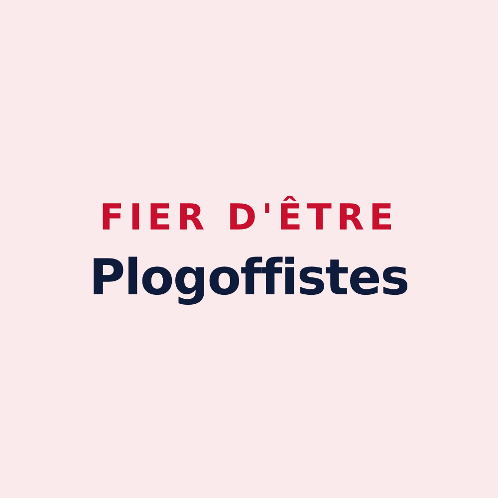 Magnet « Fier d'être Plogoffistes » — design pour Plogoff