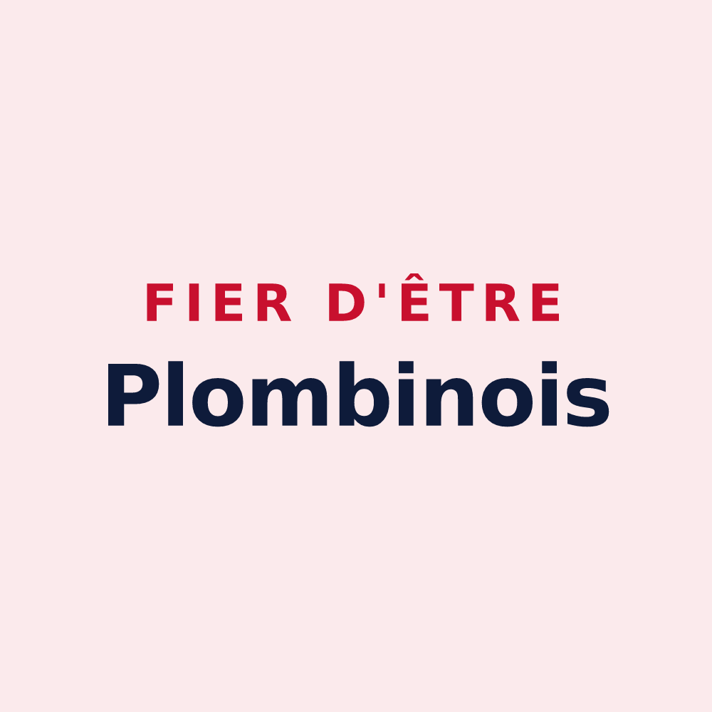 Magnet « Fier d'être Plombinois » — design pour Plombières-les-Bains