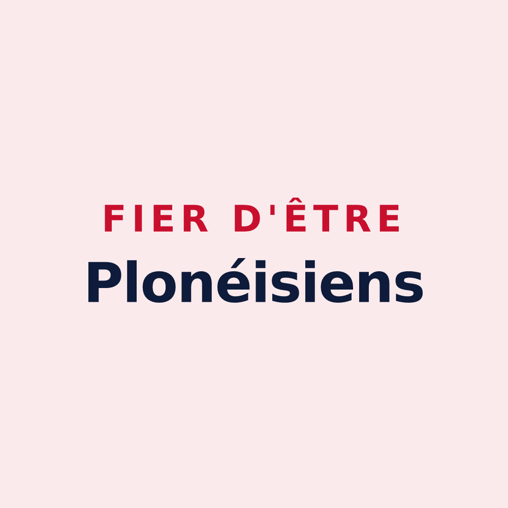 Magnet « Fier d'être Plonéisiens » — design pour Plonéis