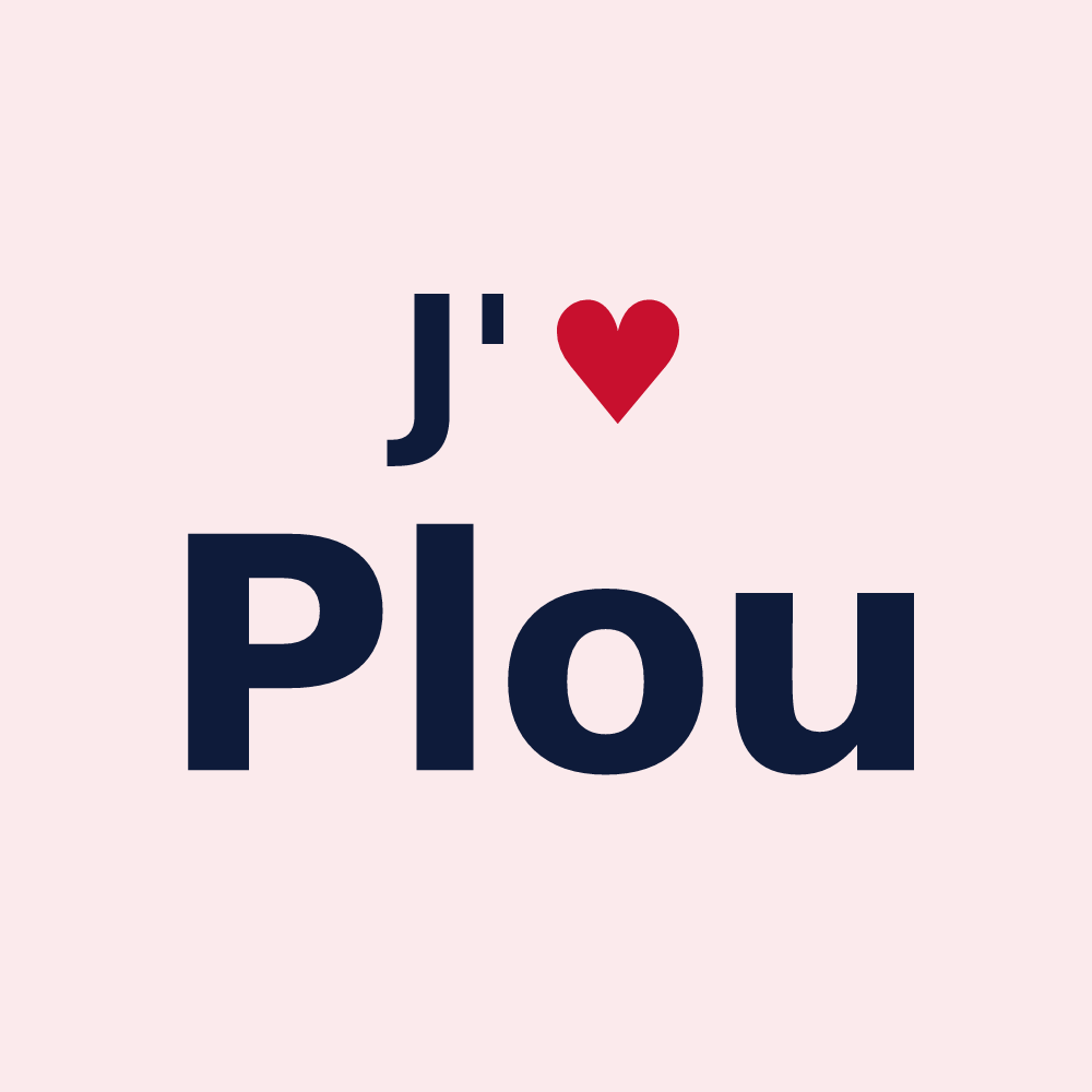 Magnet personnalisé Plou — design J'aime Plou